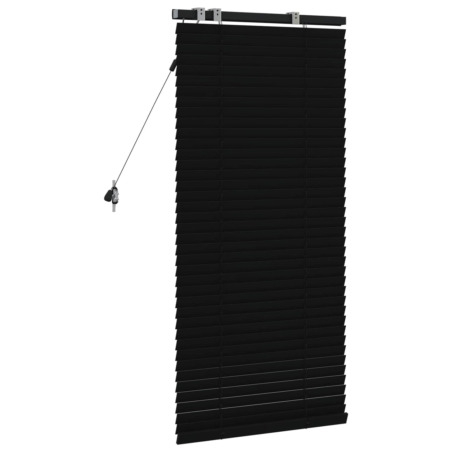 vidaXL Βενετσιάνικη Σκίαση Μαύρο 65 x 130 εκ 35 mm