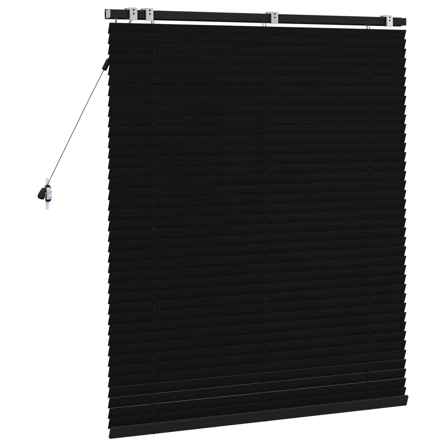 vidaXL Βενετσιάνικη Σκίαση Μαύρο 105 x 130 cm 35 mm