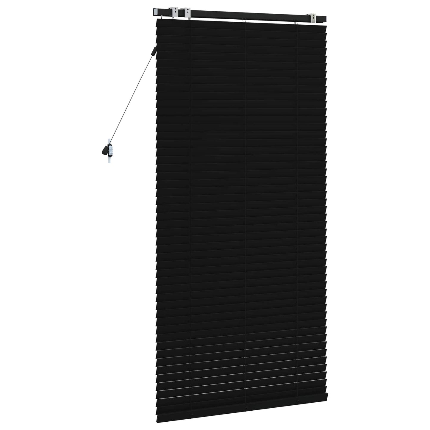 vidaXL Βενετσιάνικη Σκίαση Μαύρο 70 x 160 εκ. 35 mm