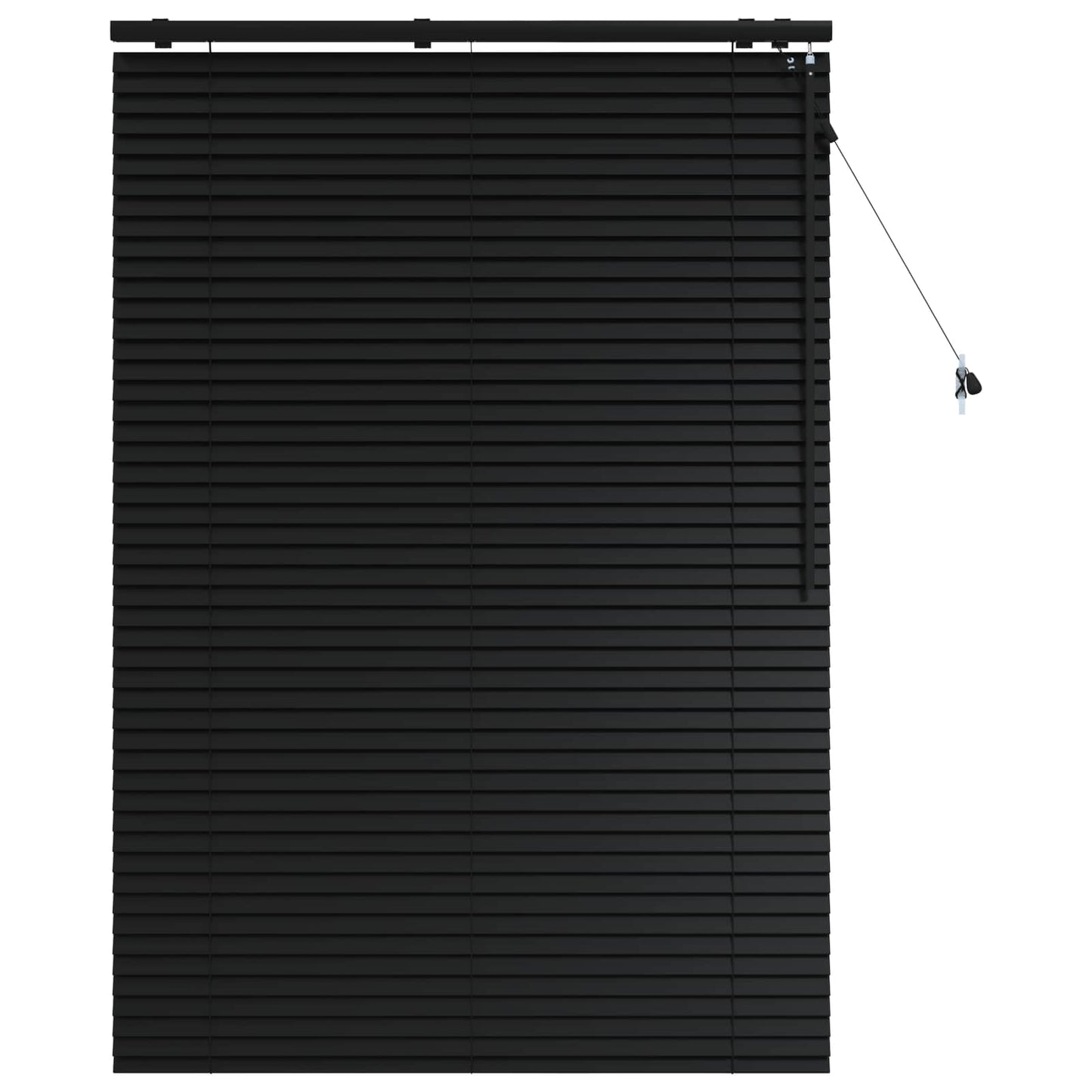vidaXL Βενετσιάνικη Σκίαση Μαύρο 105 x 160 εκ 35 mm