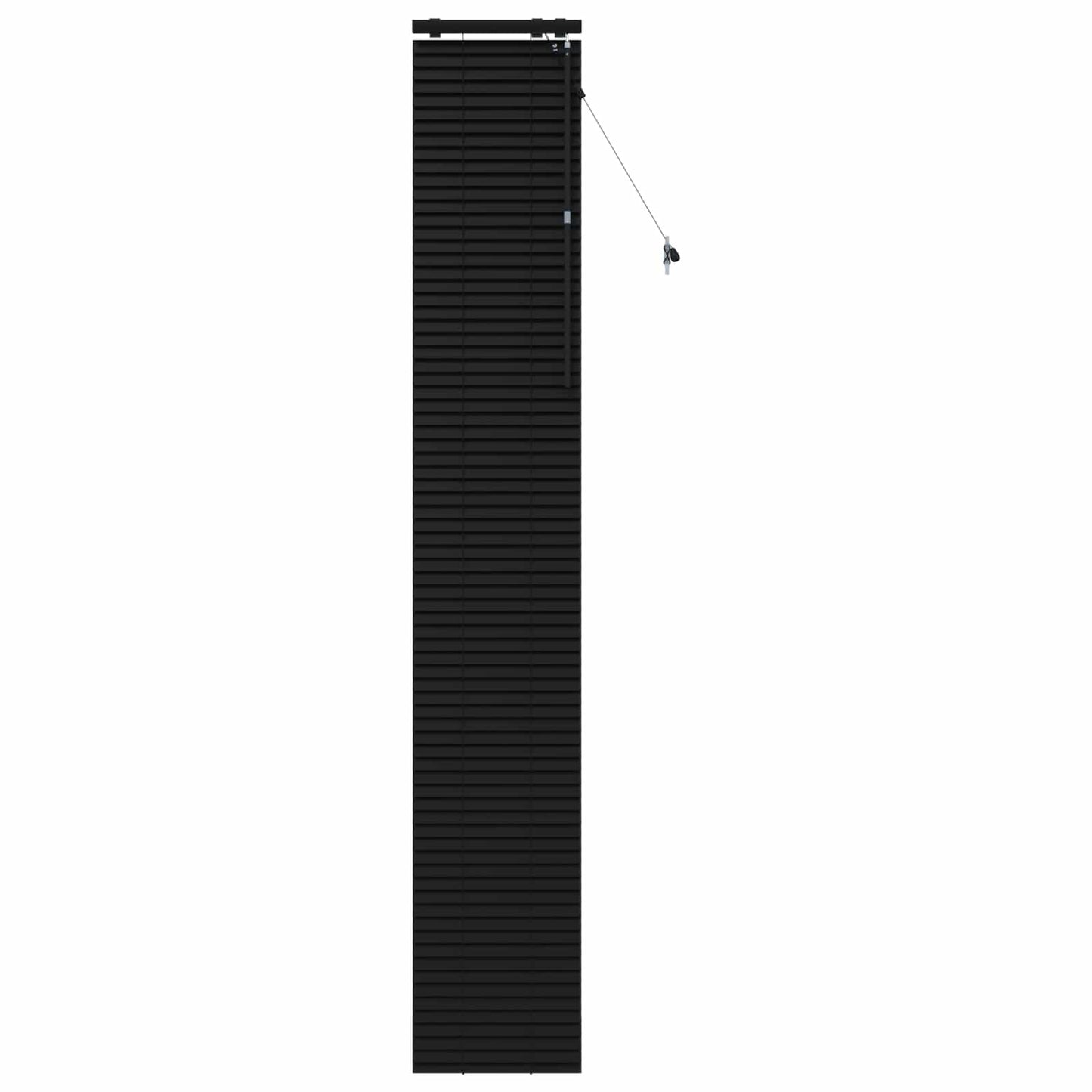 vidaXL Βενετσιάνικη Σκίαση Μαύρο 50 x 250 εκ. 35 mm