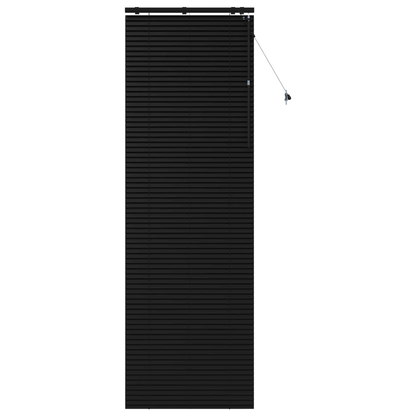 vidaXL Βενετσιάνικη Σκίαση Μαύρο 70 x 250 εκ. 35 mm