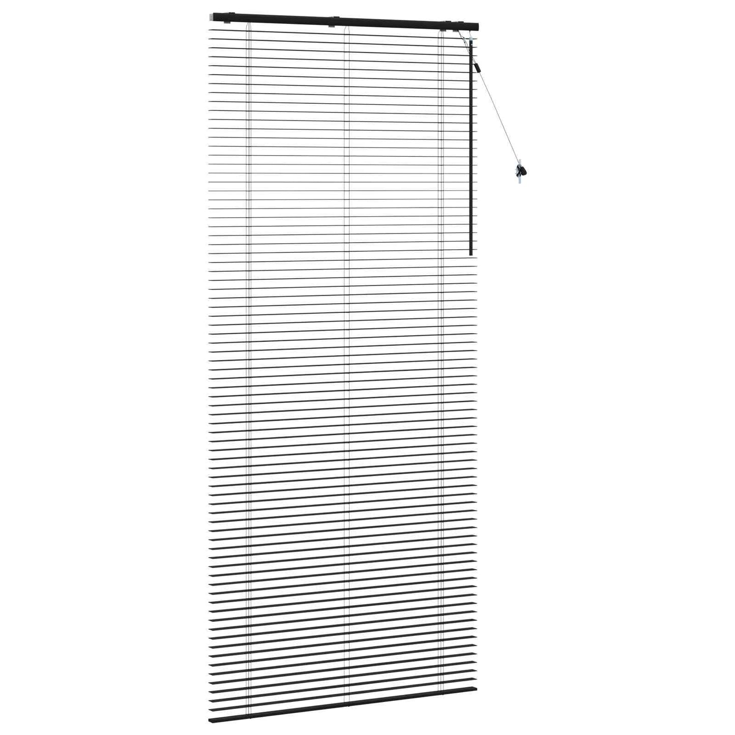 vidaXL Βενετσιάνικη Σκίαση Μαύρο 100 x 250 cm 35 mm
