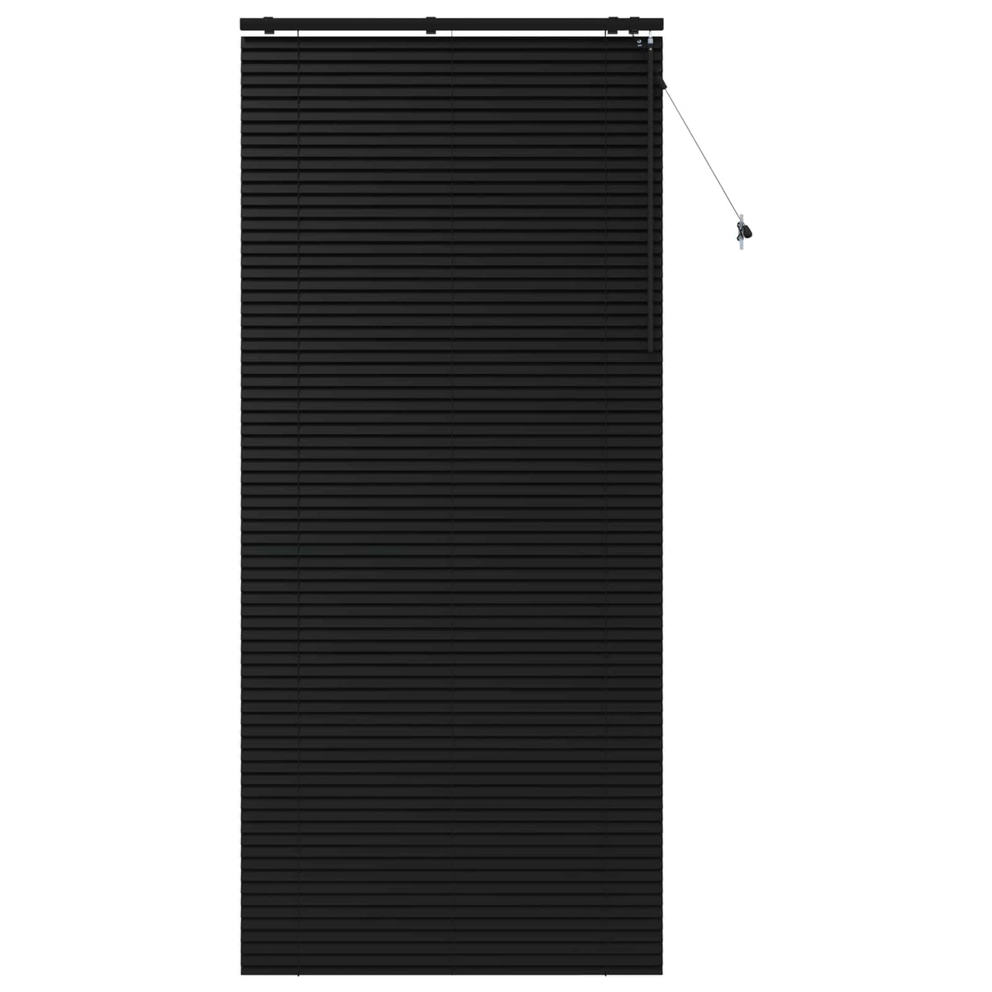 vidaXL Βενετσιάνικη Σκίαση Μαύρο 100 x 250 cm 35 mm