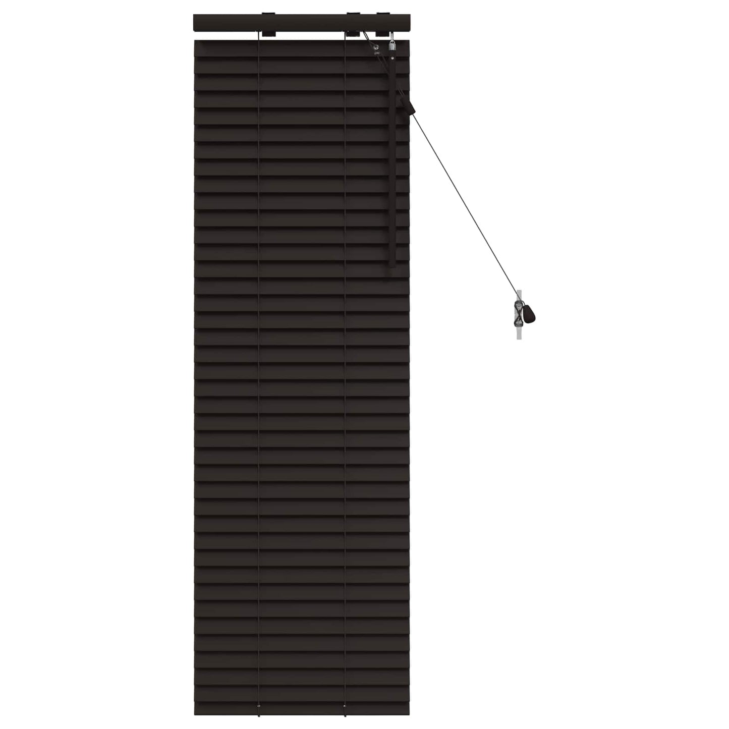 vidaXL Βενετσιάνικη Σκίαση Σκούρο Καφέ 50 x 130 εκ 35 mm