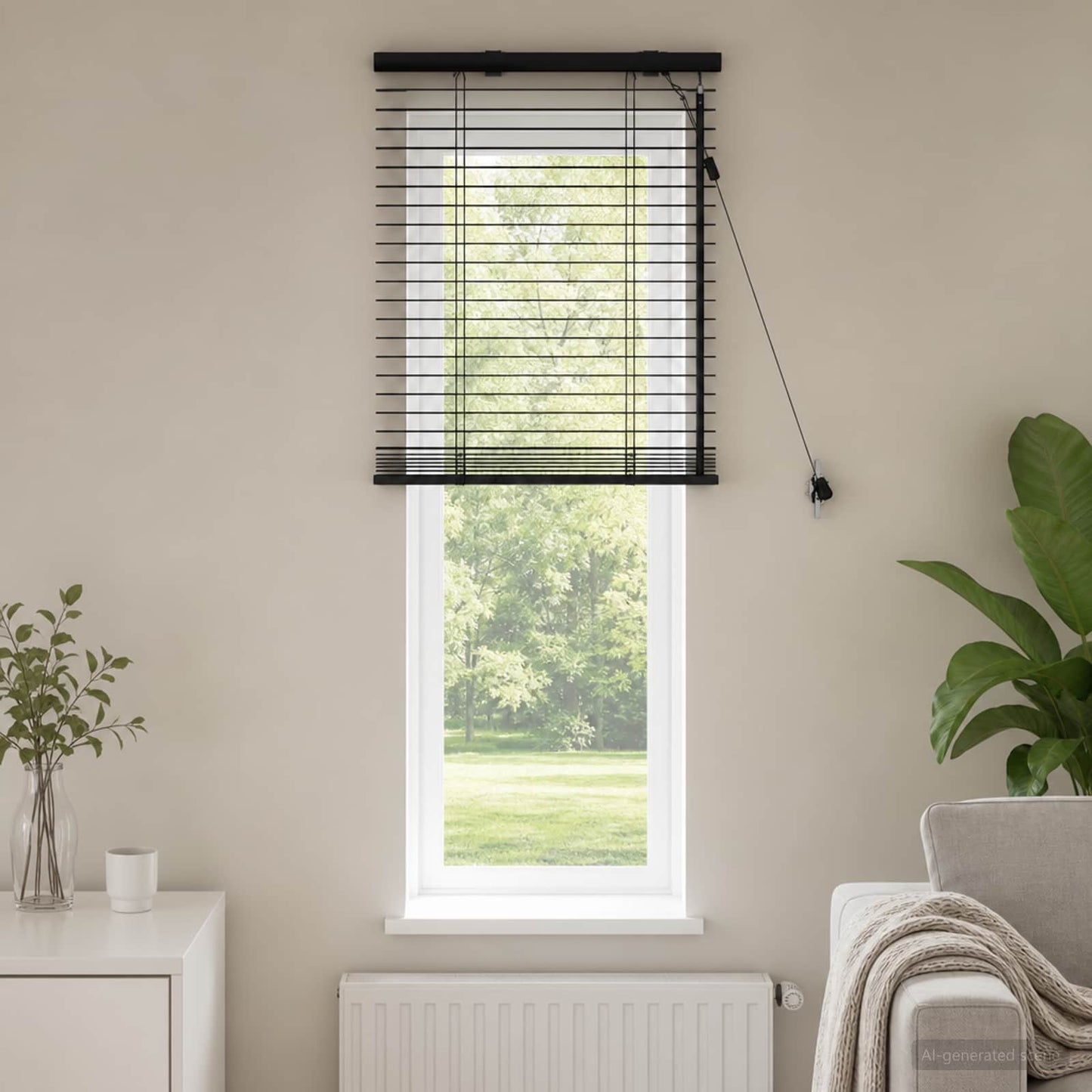 vidaXL Βενετσιάνικη Σκίαση Σκούρο Καφέ 60 x 130 cm 35 mm