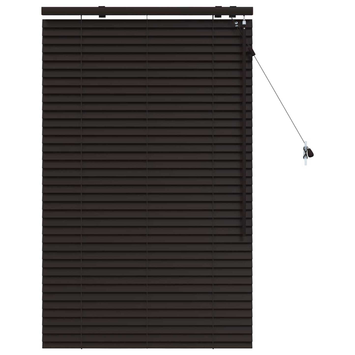 vidaXL Βενετσιάνικη Σκίαση Σκούρο Καφέ 95 x 130 εκ 35 mm
