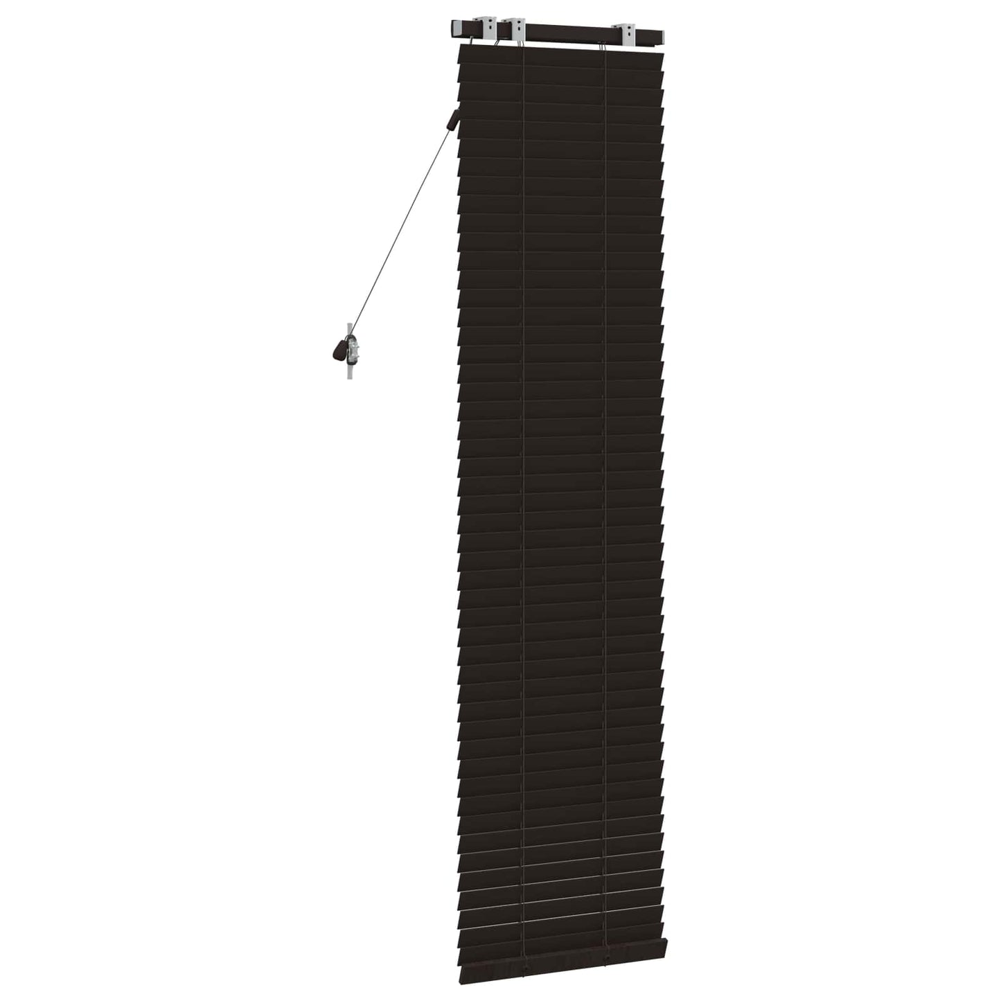 vidaXL Βενετσιάνικη Σκίαση Σκούρο Καφέ 45 x 160 εκ. 35 mm
