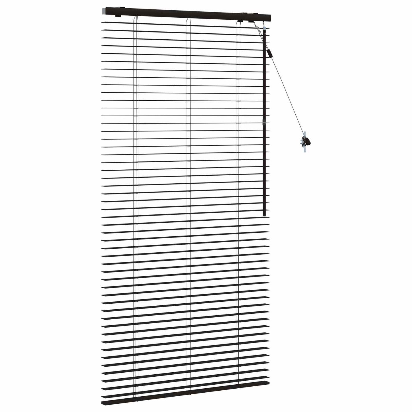 vidaXL Βενετσιάνικη Σκίαση Σκούρο Καφέ 75 x 160 εκ. 35 mm