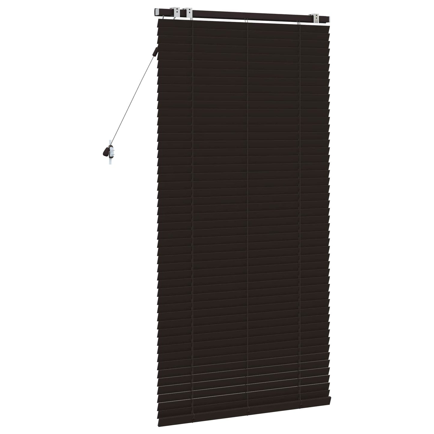vidaXL Βενετσιάνικη Σκίαση Σκούρο Καφέ 75 x 160 εκ. 35 mm