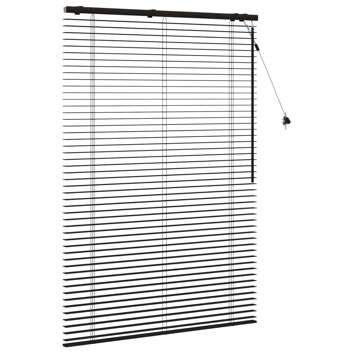 vidaXL Βενετσιάνικη Σκίαση Σκούρο Καφέ 110 x 160 cm 35 mm