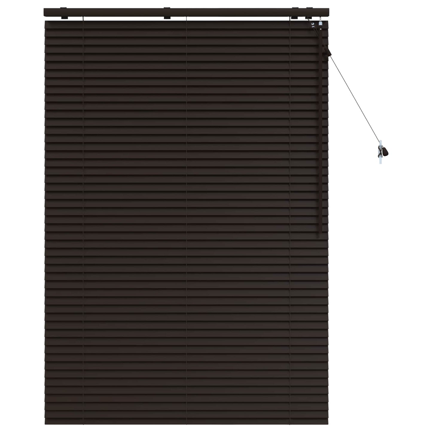 vidaXL Βενετσιάνικη Σκίαση Σκούρο Καφέ 110 x 160 cm 35 mm