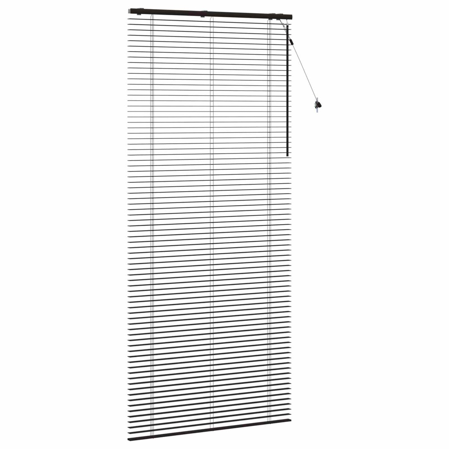 vidaXL Βενετσιάνικη Σκίαση Σκούρο Καφέ 100 x 250 cm 35 mm