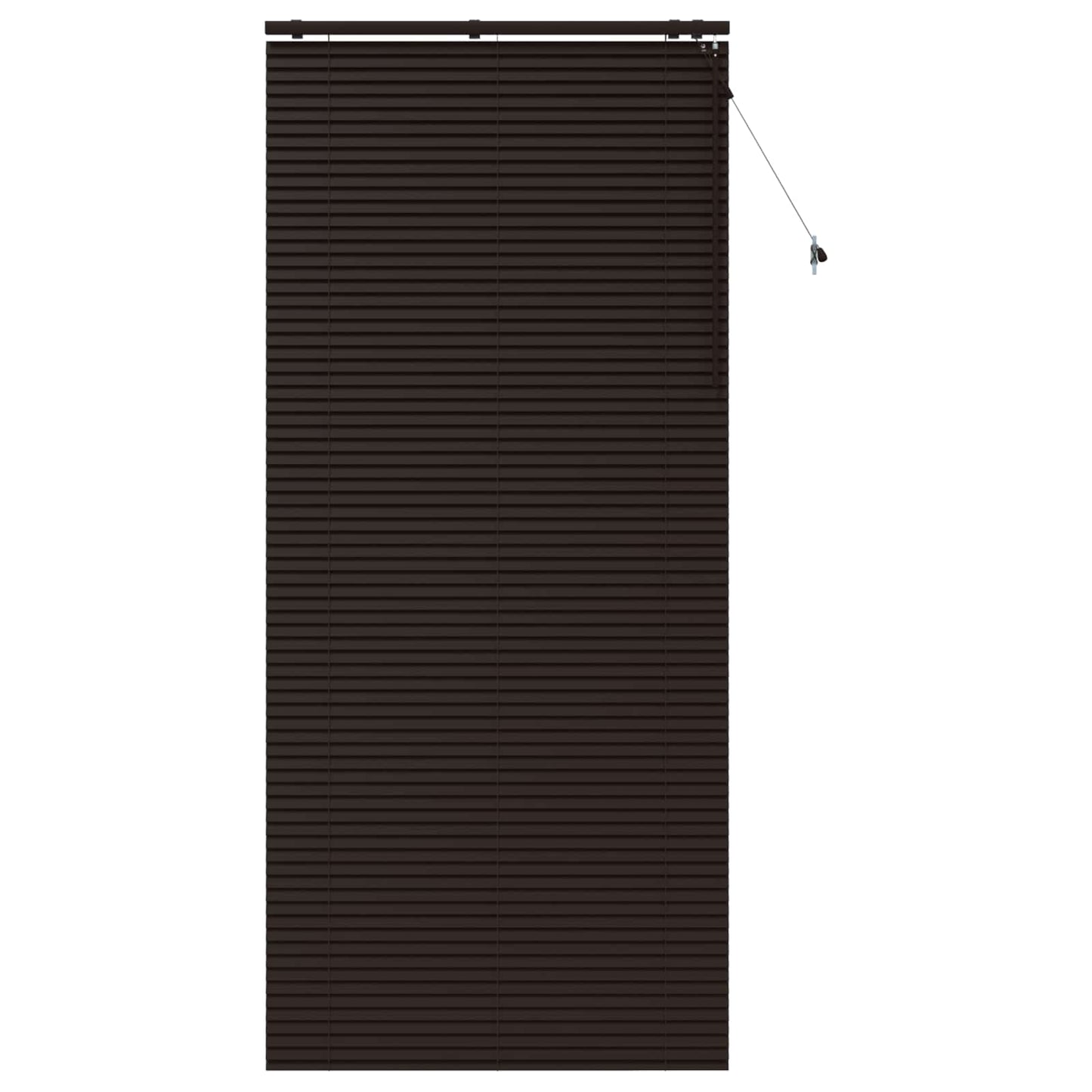 vidaXL Βενετσιάνικη Σκίαση Σκούρο Καφέ 120 x 250 cm 35 mm