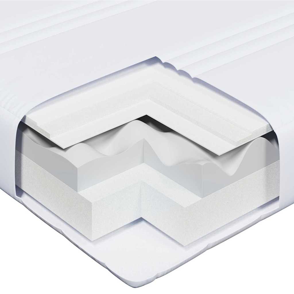 vidaXL Σκελετός Κρεβατιού Λευκό 80 x 200 cm Στερεά ξυλεία πεύκου