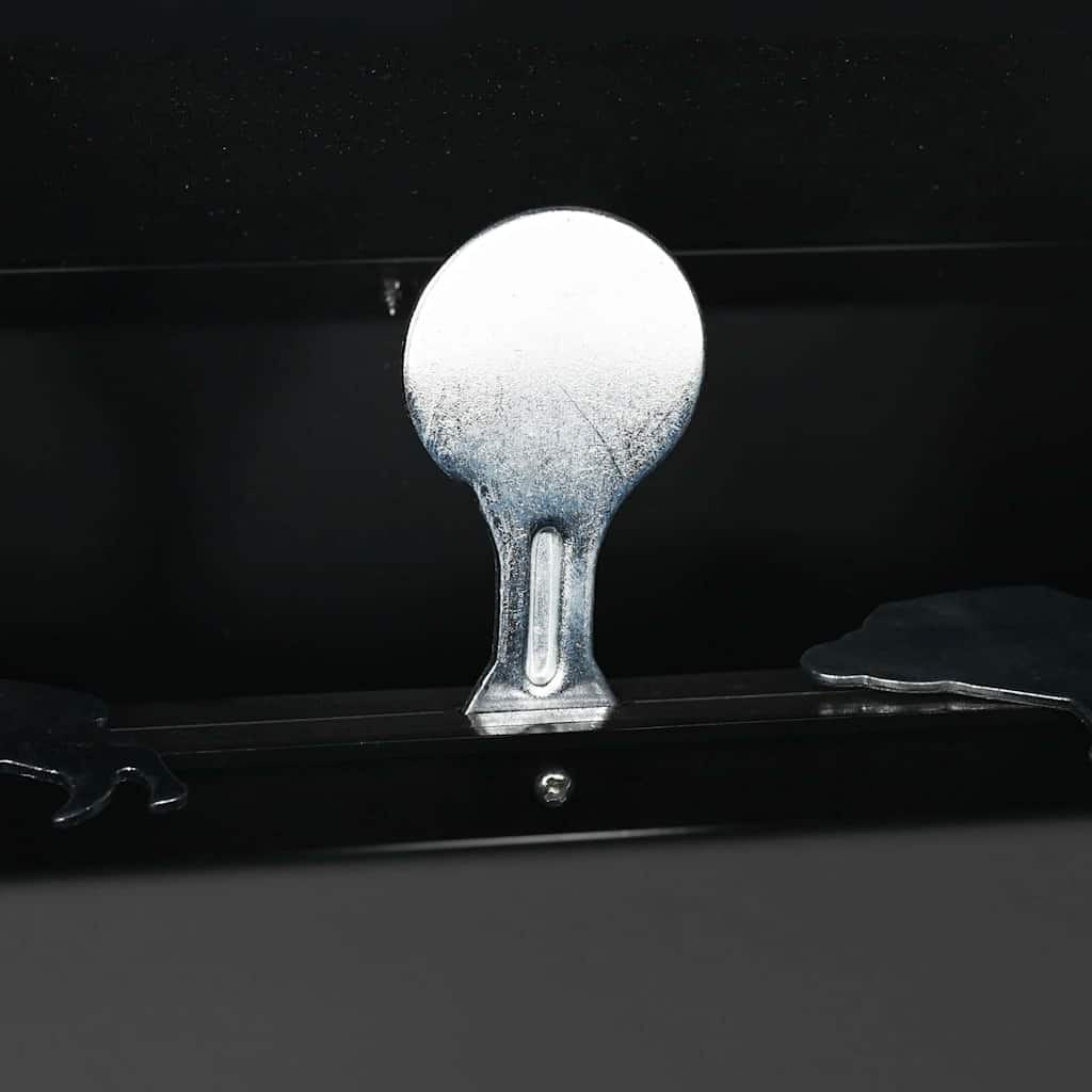 vidaXL Κουτί Παγίδας Σφαιρών Μαύρο 29 x 22 x 20 εκ Ατσάλι