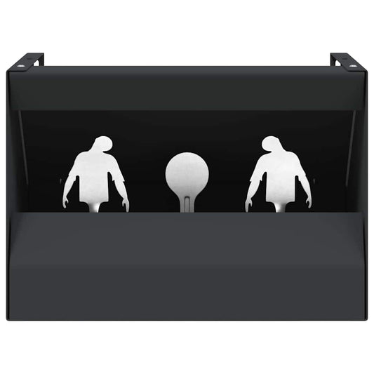 vidaXL Κουτί Παγίδας Σφαιρών Μαύρο 29 x 22 x 20 εκ Ατσάλι