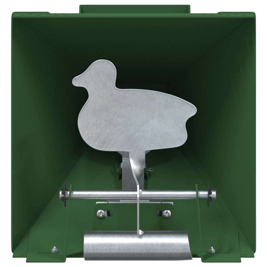 vidaXL Στόχος-παγίδα σφαιριδίων Πράσινο 14 x 14 x 19 εκ Ατσάλι