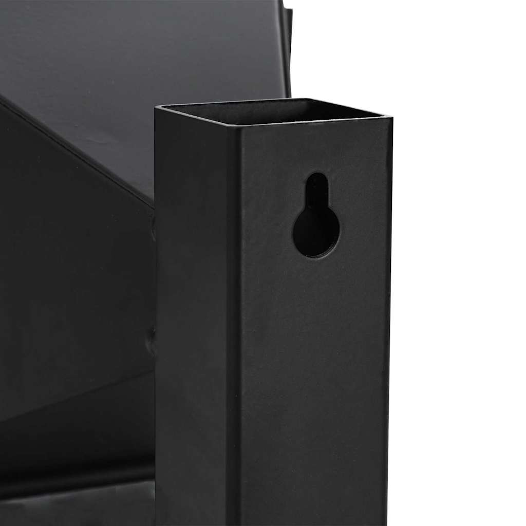 vidaXL Στόχος-παγίδα σφαιριδίων Μαύρο 17 x 17 εκ. Ατσάλι