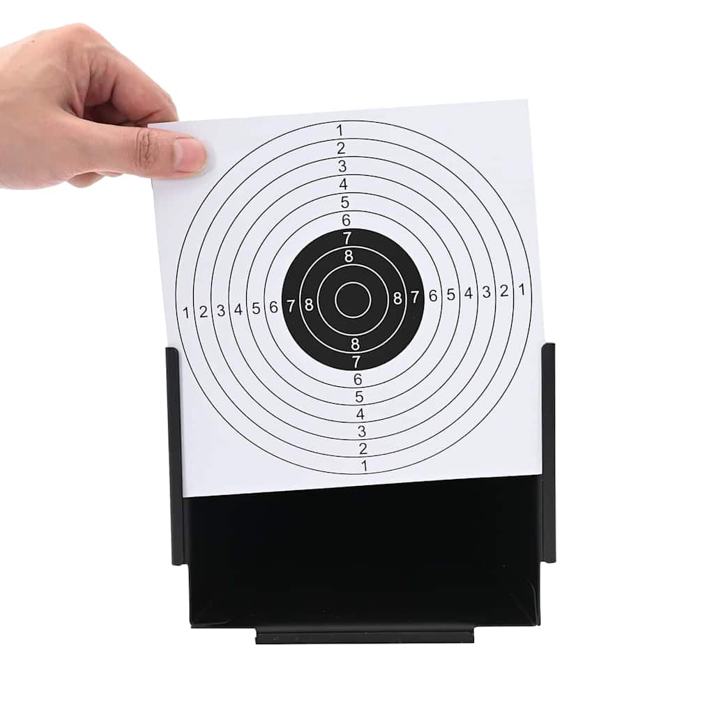 vidaXL Στόχος-παγίδα σφαιριδίων Μαύρο 17 x 17 εκ. Ατσάλι