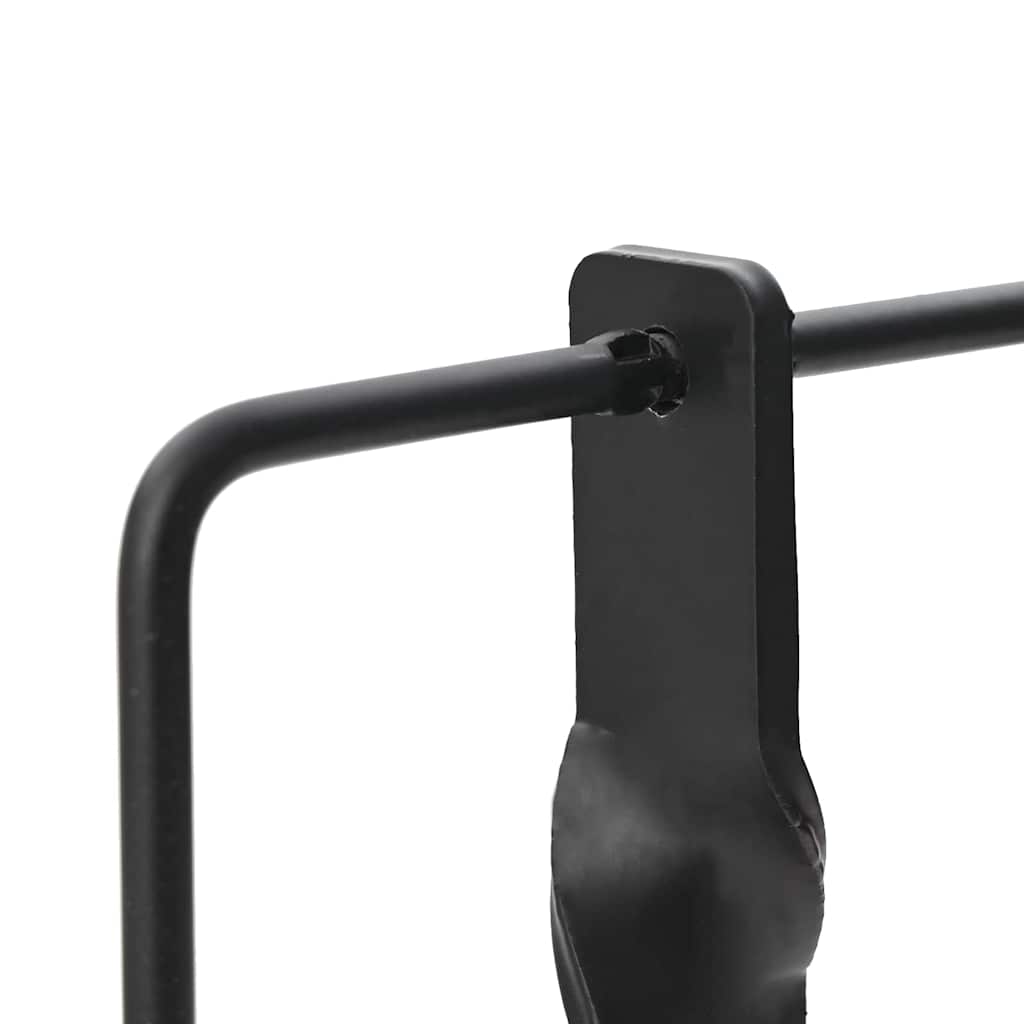 vidaXL Στόχος επαναφοράς Μαύρο 26 x 13 x 31 εκ. Ατσάλι