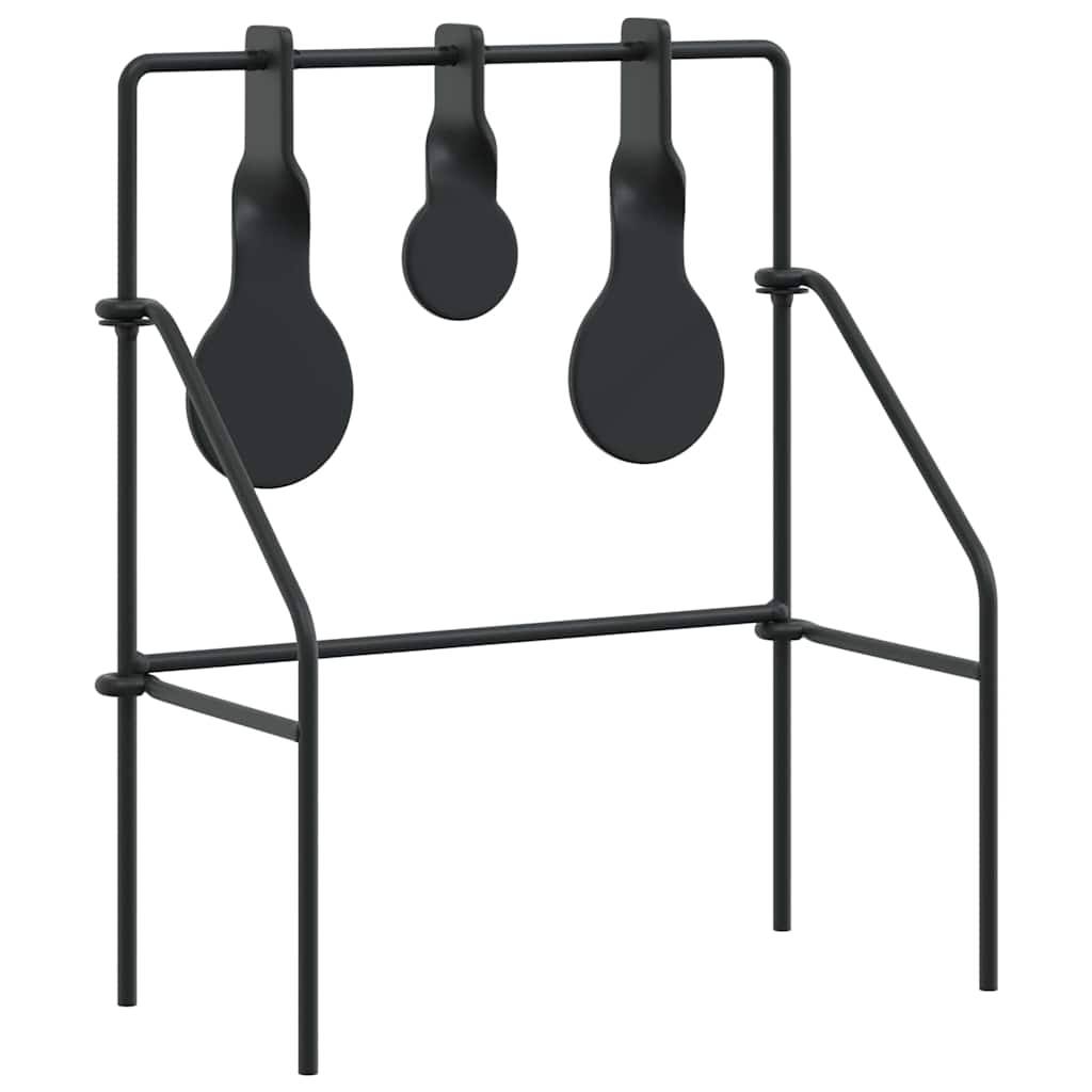 vidaXL Στόχος επαναφοράς Μαύρο 26 x 13 x 31 εκ. Ατσάλι