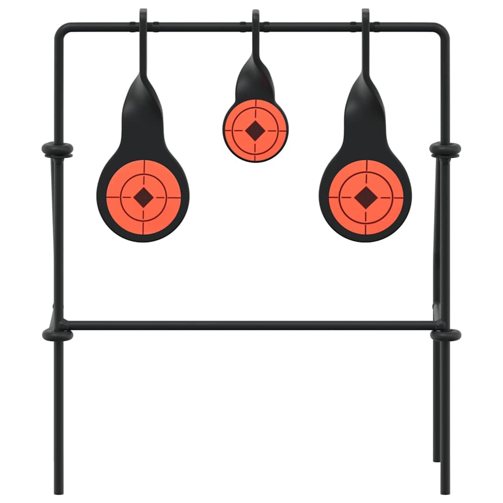 vidaXL Στόχος επαναφοράς Μαύρο 26 x 13 x 31 εκ. Ατσάλι