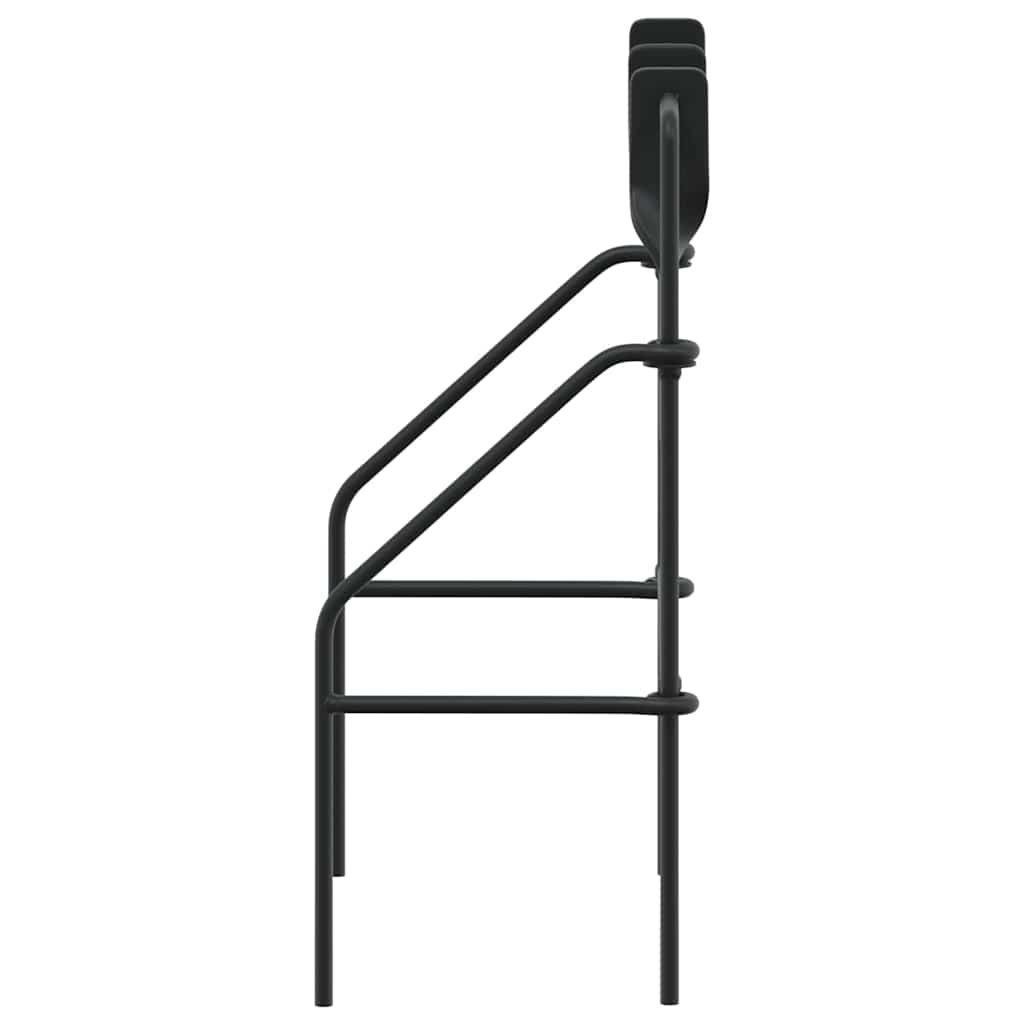 vidaXL Στόχος επαναφοράς Μαύρο 26 x 13 x 31 εκ. Ατσάλι