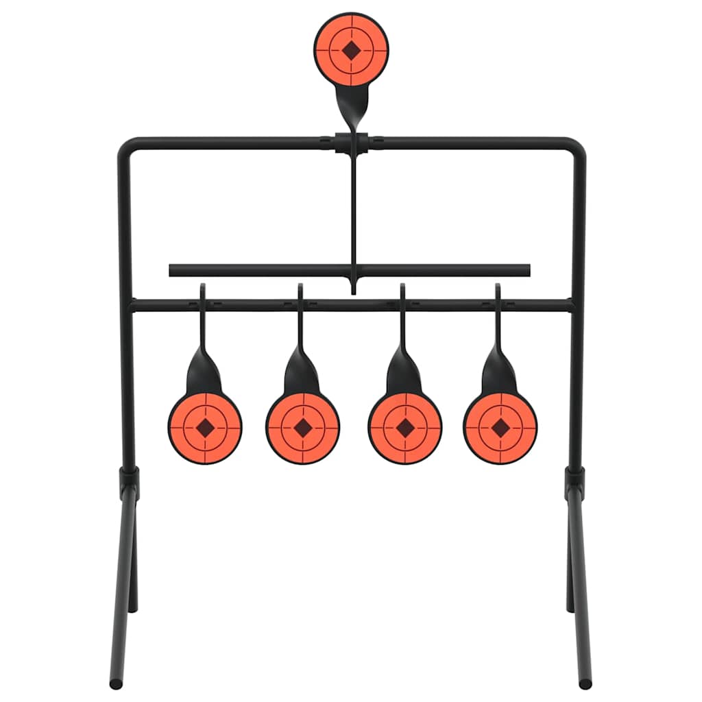 vidaXL Στόχος επαναφοράς Μαύρο 40 x 34 x 53 εκ. Ατσάλι