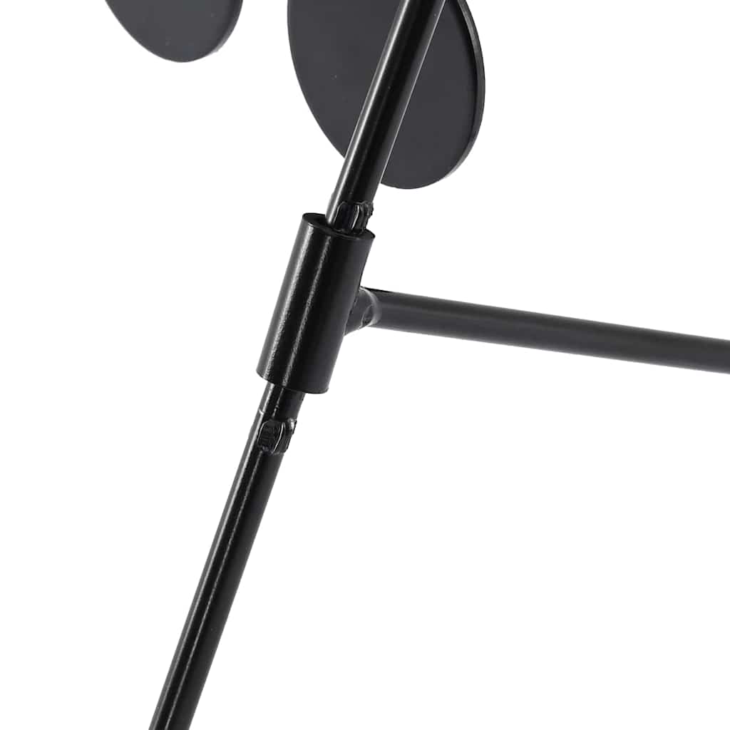 vidaXL Στόχος επαναφοράς Μαύρο 38 x 20.5 x 33 εκ. Ατσάλι