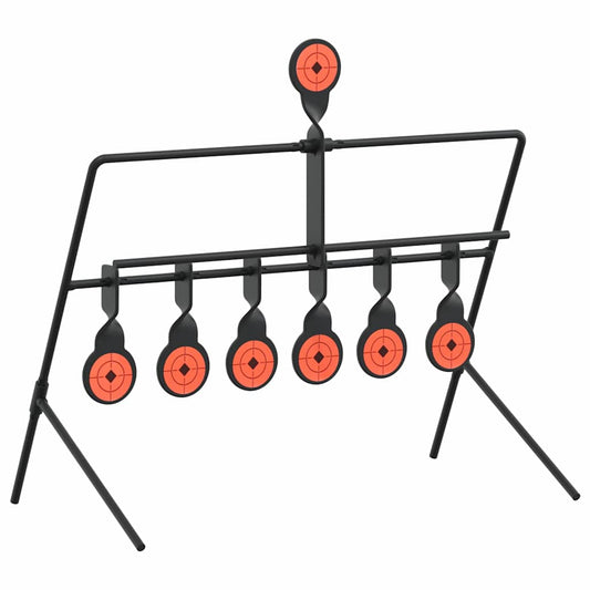 vidaXL Στόχος επαναφοράς Μαύρο 38 x 20.5 x 33 εκ. Ατσάλι