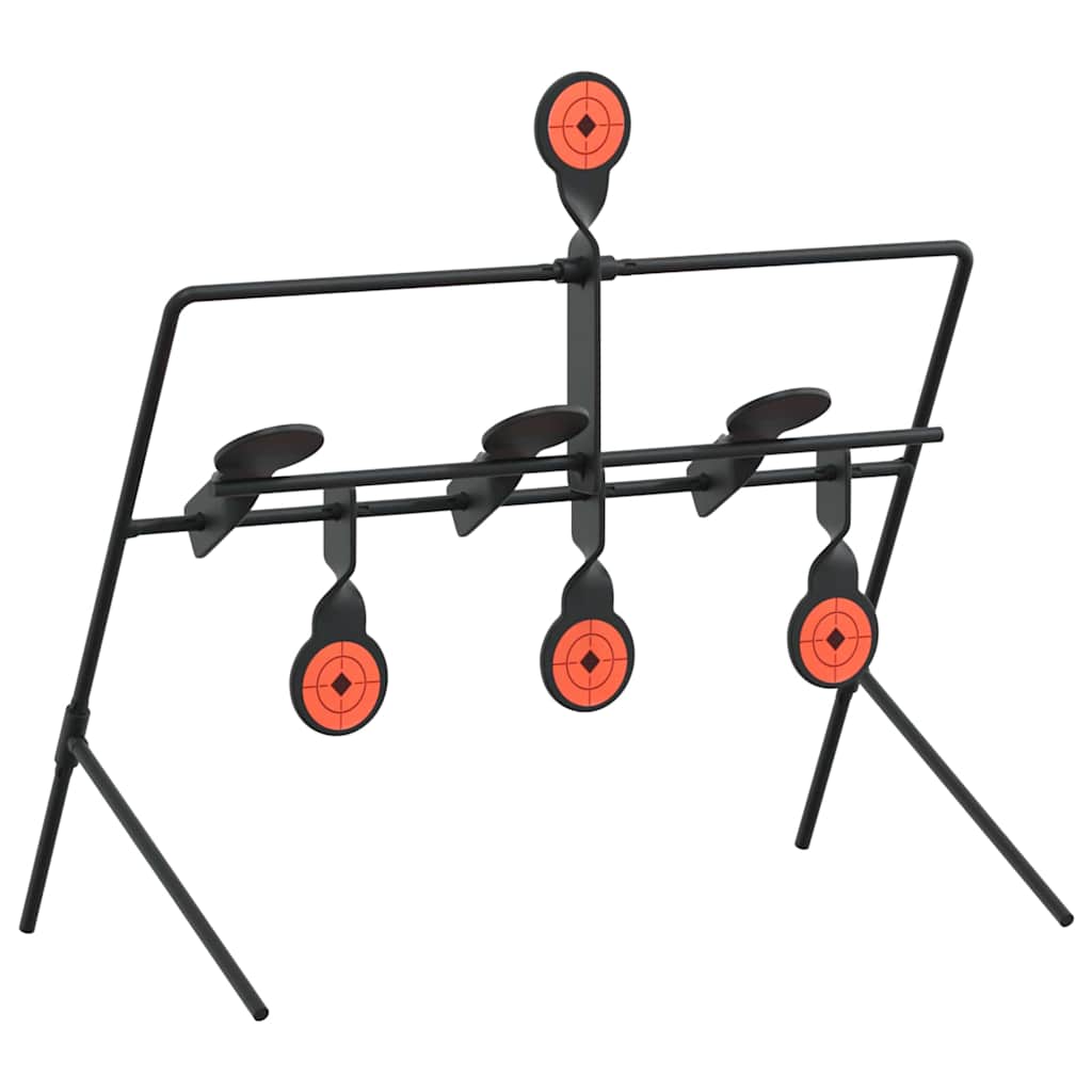 vidaXL Στόχος επαναφοράς Μαύρο 38 x 20.5 x 33 εκ. Ατσάλι