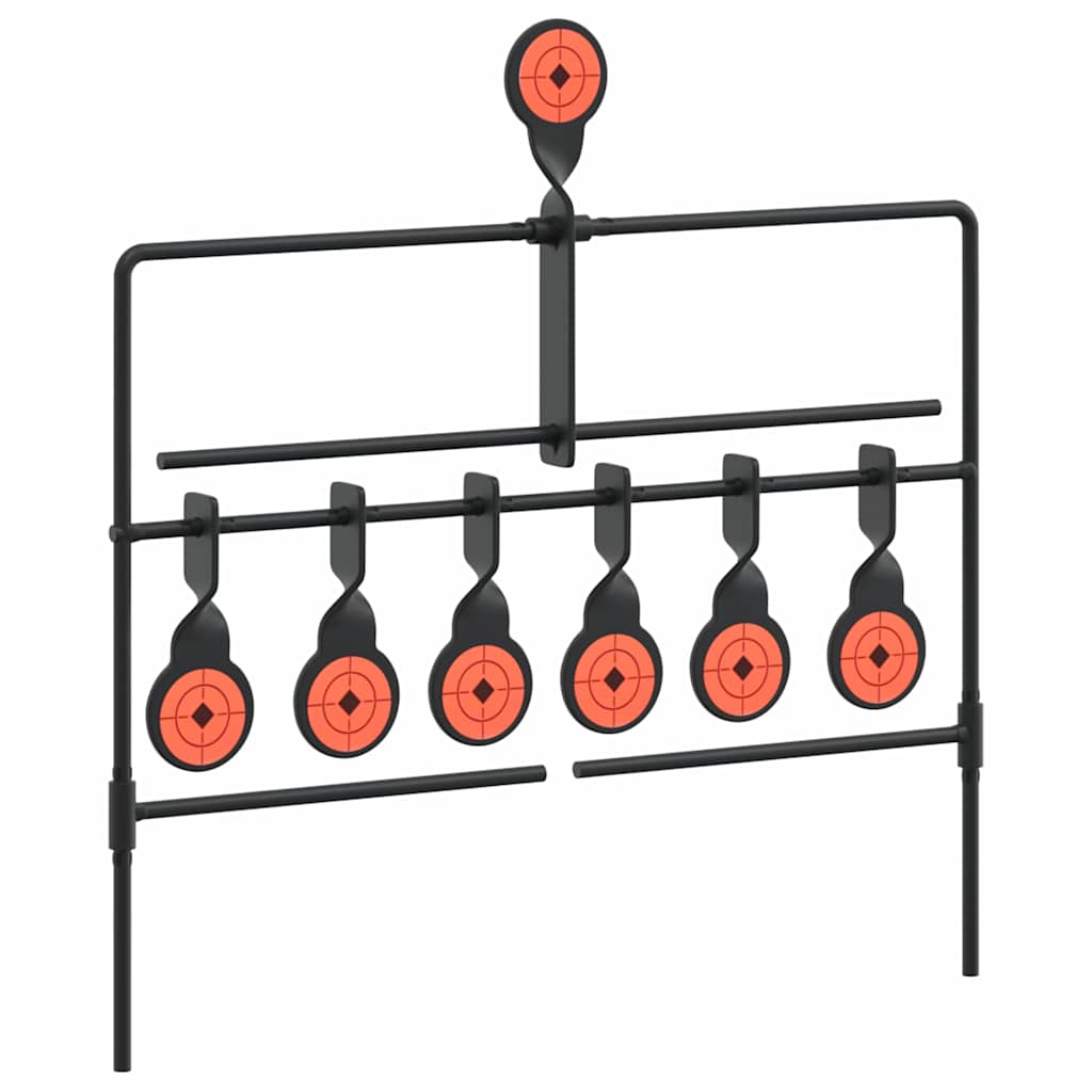 vidaXL Στόχος επαναφοράς Μαύρο 38 x 20.5 x 33 εκ. Ατσάλι