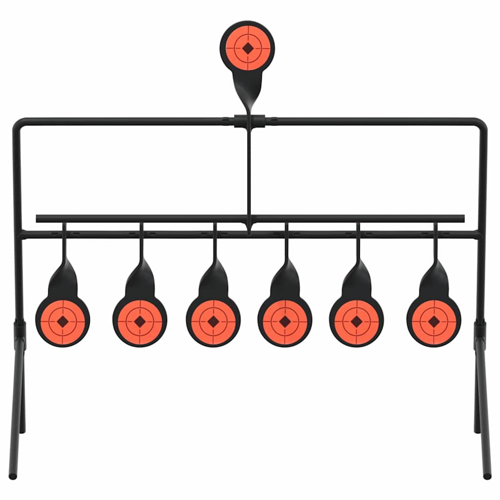 vidaXL Στόχος επαναφοράς Μαύρο 38 x 20.5 x 33 εκ. Ατσάλι