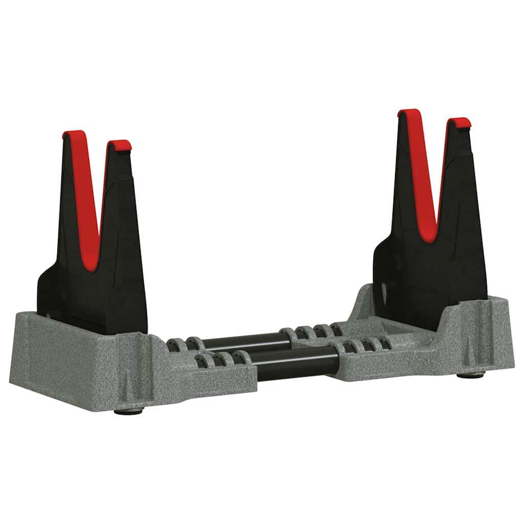 vidaXL Βάση στήριξης όπλου Γκρι 46 x 14 x 19.5 εκ. Πλαστικό