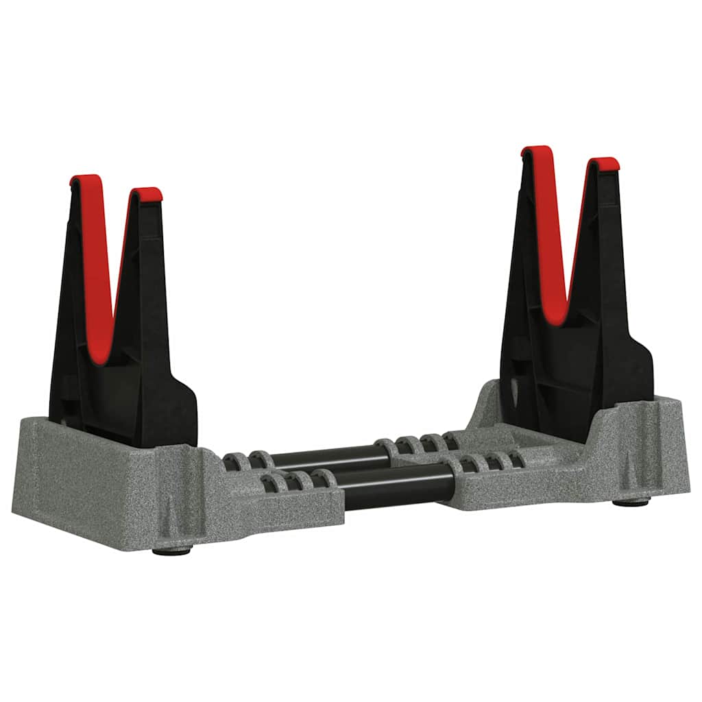 vidaXL Βάση στήριξης όπλου Γκρι 46 x 14 x 19.5 εκ. Πλαστικό