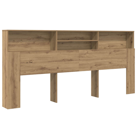vidaXL Κρεβάτι με Κεφαλάρι Artisan Oak Επεξεργασμένο Ξύλο
