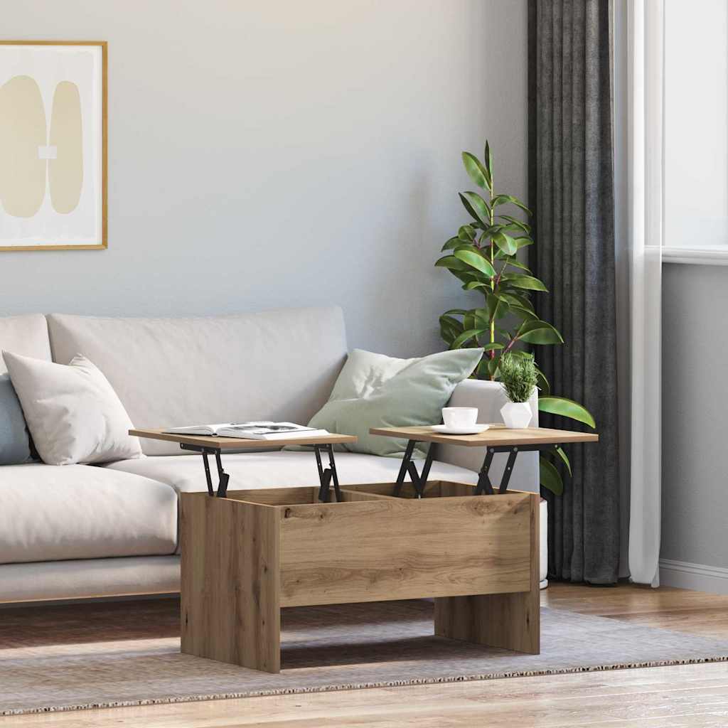 vidaXL Τραπεζάκι σαλονιού Artisan Oak 102 x 50,5 x 46,5 εκ.