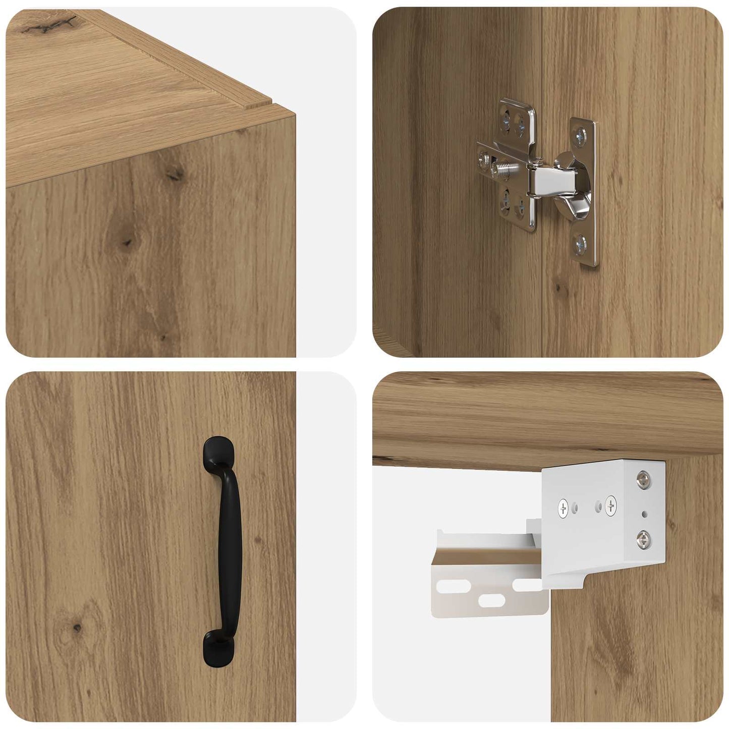 vidaXL Ντουλάπα Τοίχου Επιτοίχιο Artisan Oak 69,5 x 34 x 90 εκ.
