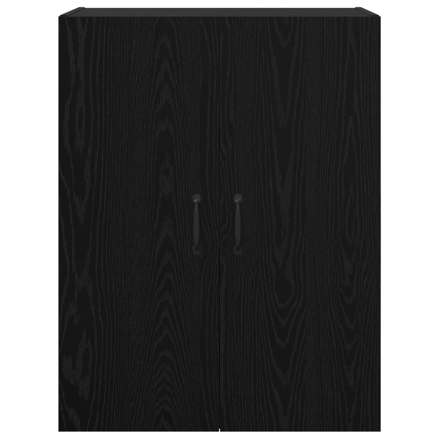 vidaXL Ντουλάπα Τοίχου Επιτοίχιο Μαύρη Οξυά 69,5 x 34 x 90 εκ.