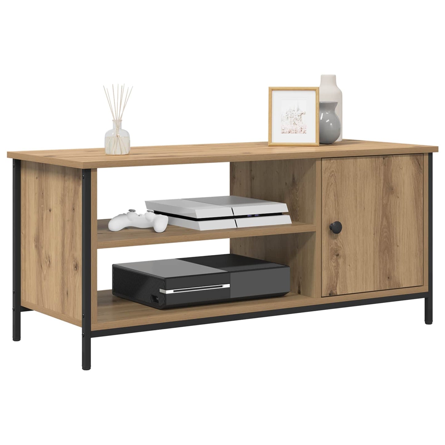 vidaXL Ντουλάπι TV 100 x 40 x 45 cm Artisan Oak Επεξεργασμένο Ξύλο
