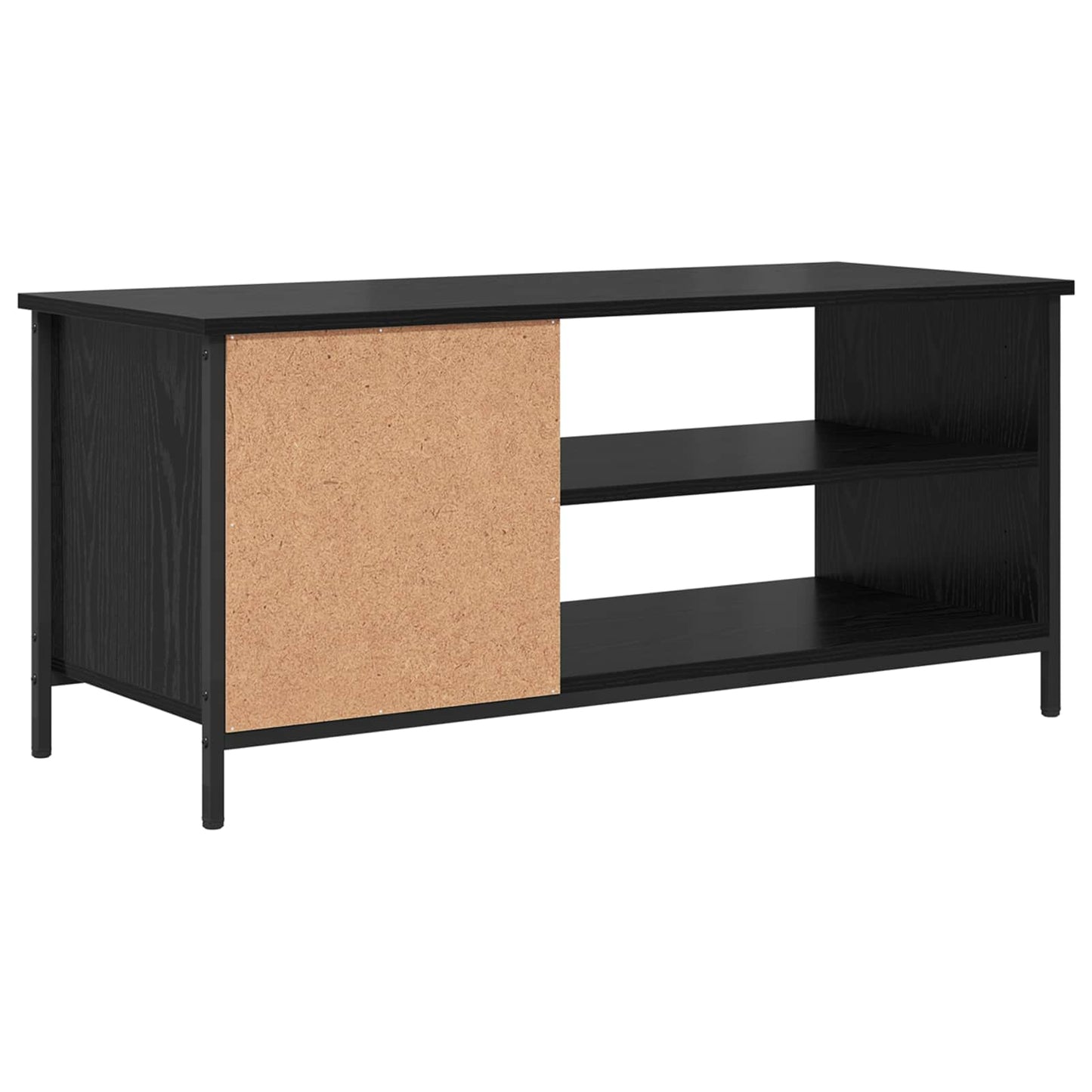 vidaXL Ντουλάπι TV 100 x 40 x 45 cm Μαύρη Οξυά Επεξεργασμένο Ξύλο