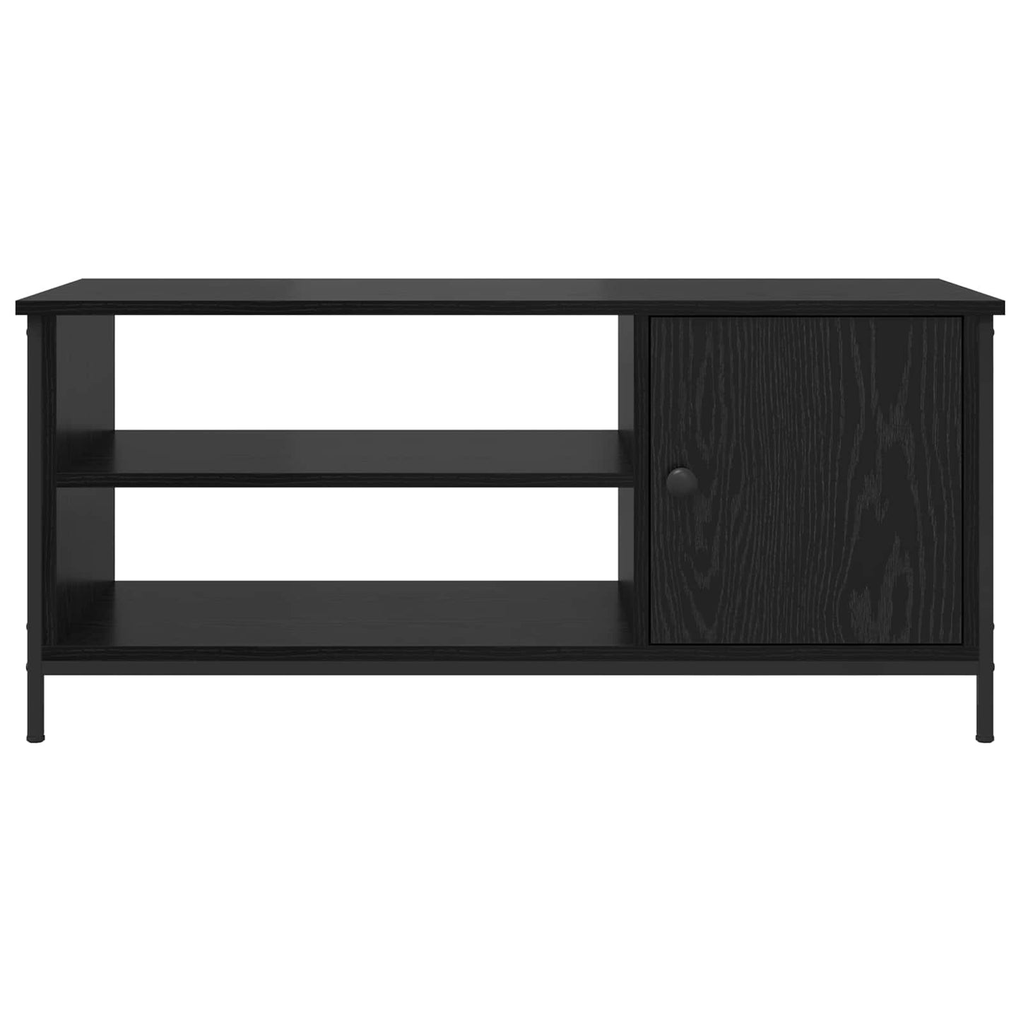 vidaXL Ντουλάπι TV 100 x 40 x 45 cm Μαύρη Οξυά Επεξεργασμένο Ξύλο