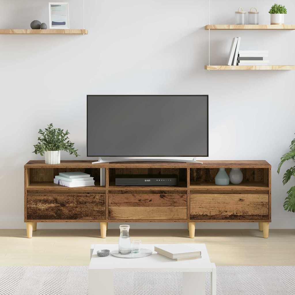 vidaXL Ντουλάπι TV Παλιό Ξύλο 150 x 30 x 45 εκ Επεξεργασμένο ξύλο