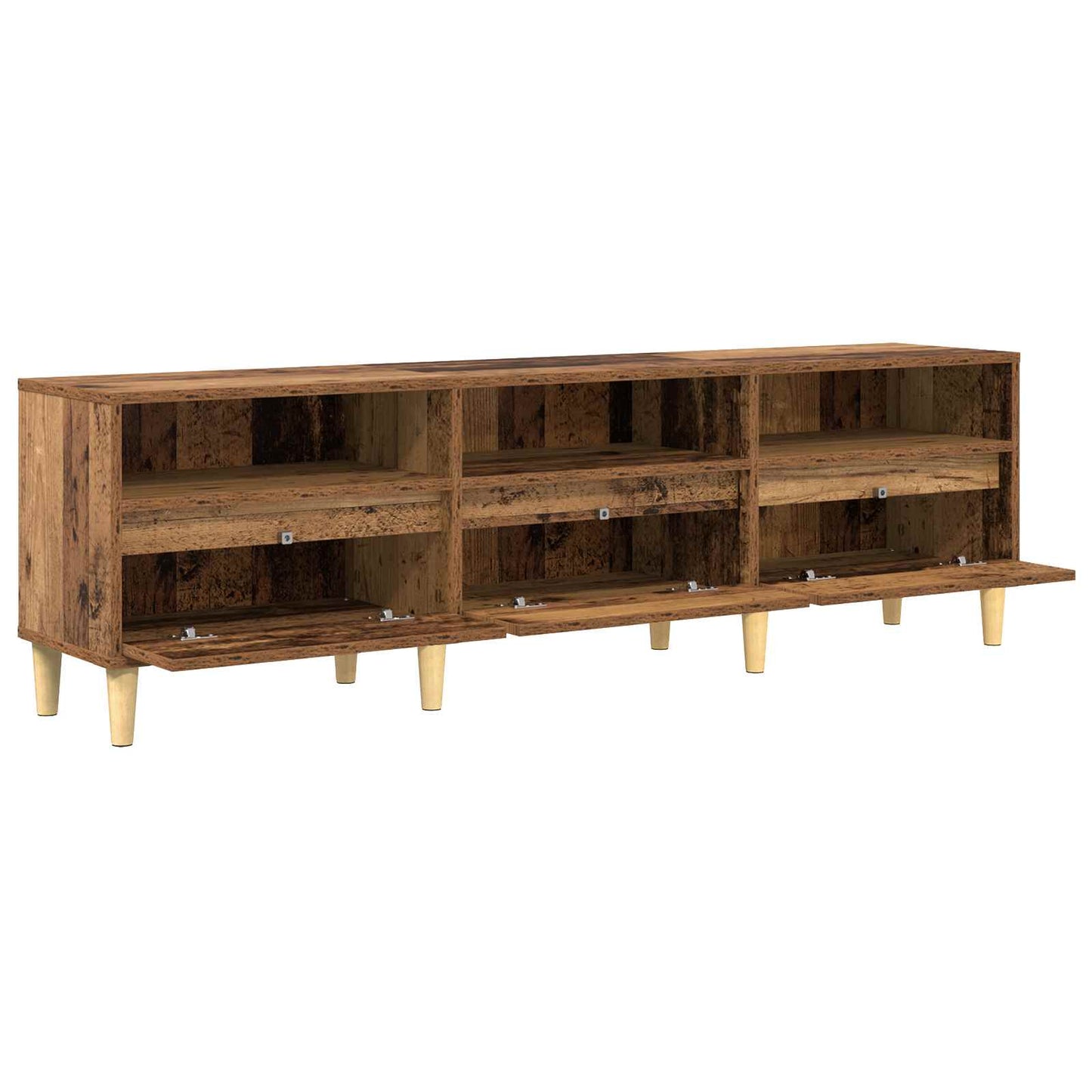 vidaXL Ντουλάπι TV 150 x 30 x 45 εκ Παλιό Ξύλο Επεξεργασμένο Ξύλο