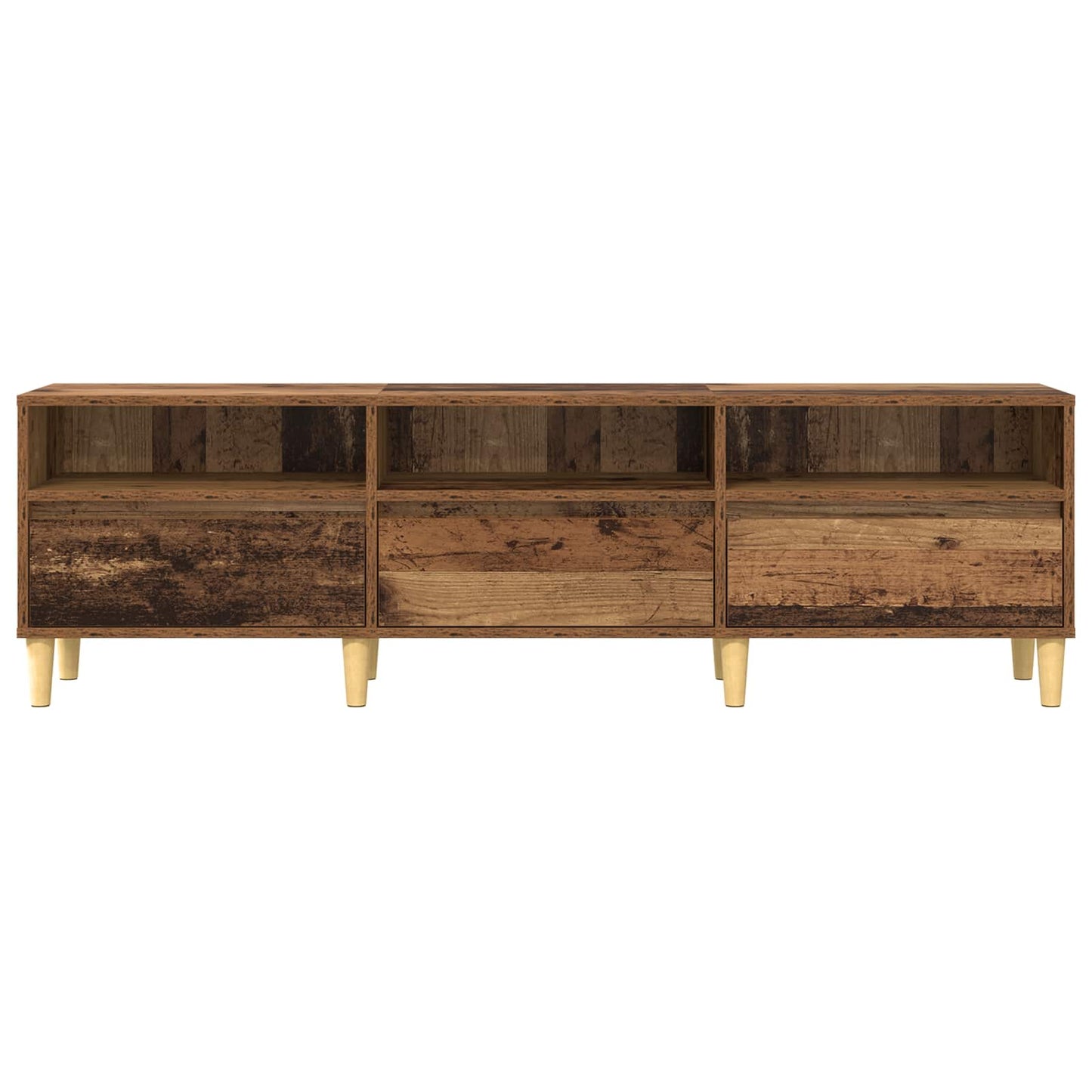 vidaXL Ντουλάπι TV 150 x 30 x 45 εκ Παλιό Ξύλο Επεξεργασμένο Ξύλο