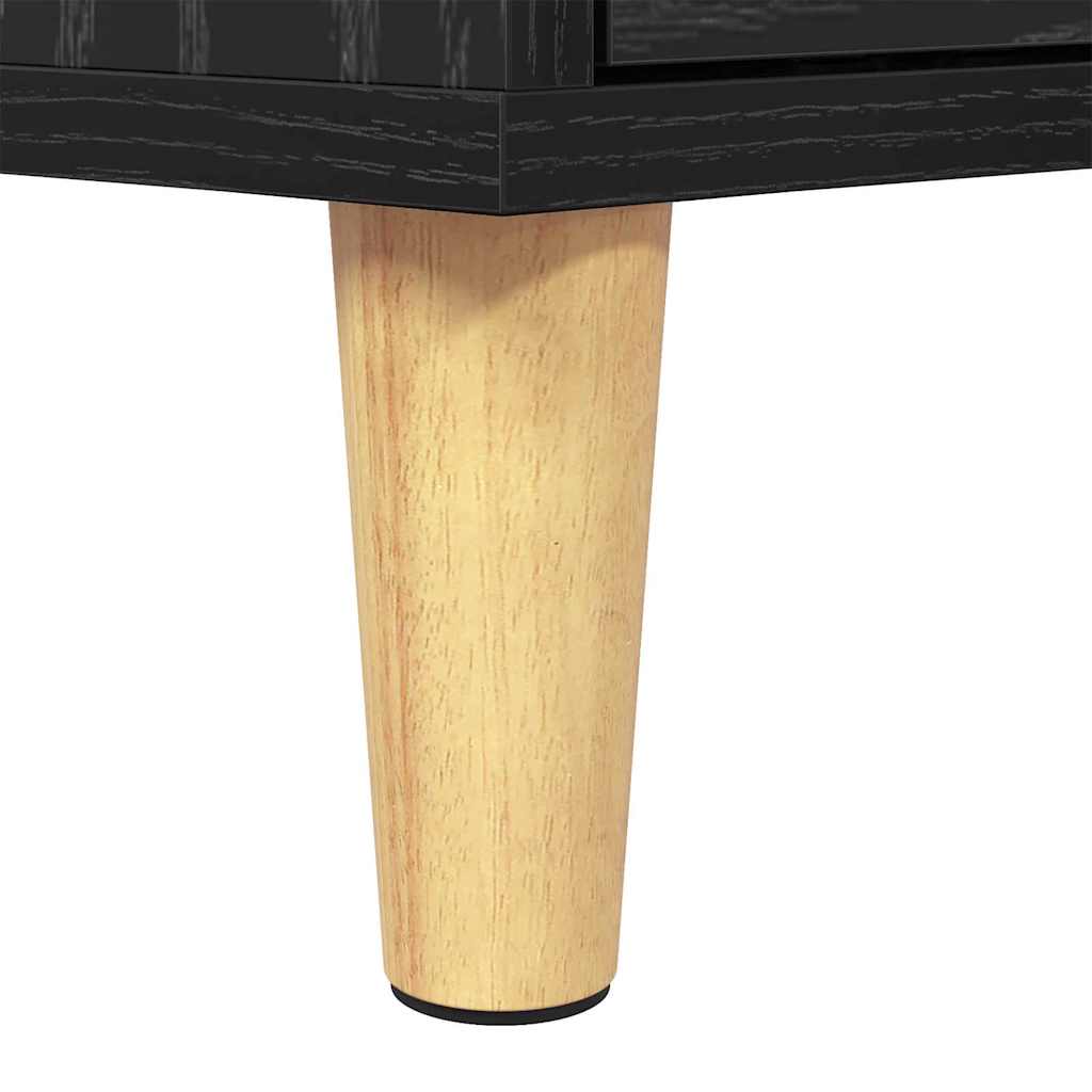 vidaXL Ντουλάπι TV Μαύρη Οξυά 150 x 30 x 45 εκ Επεξεργασμένο ξύλο