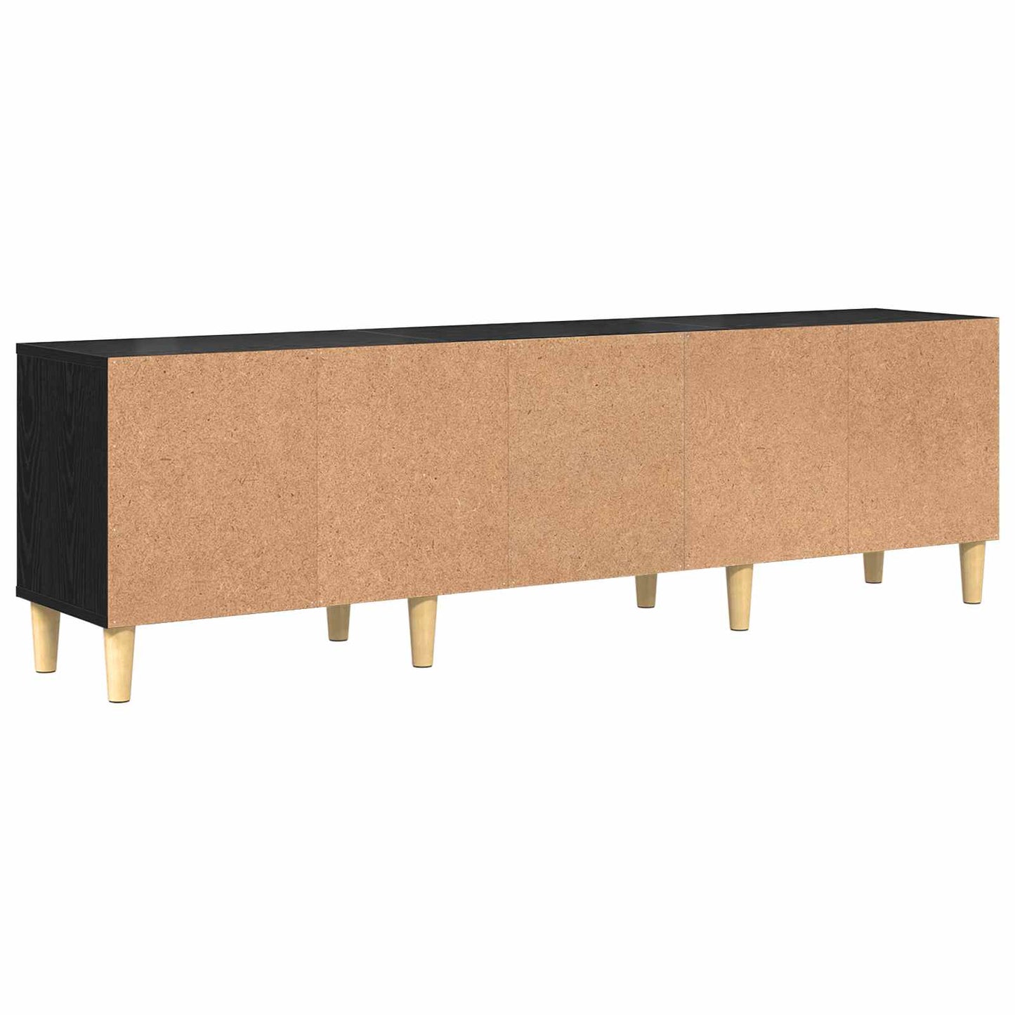 vidaXL Ντουλάπι TV 150 x 30 x 45 εκ Μαύρη Οξυά Επεξεργασμένο Ξύλο