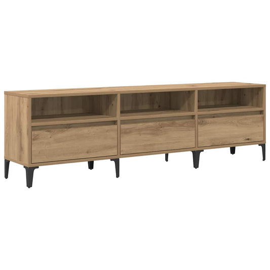 vidaXL Ντουλάπι TV με συρτάρι Artisan Oak 150 x 30 x 45 εκ