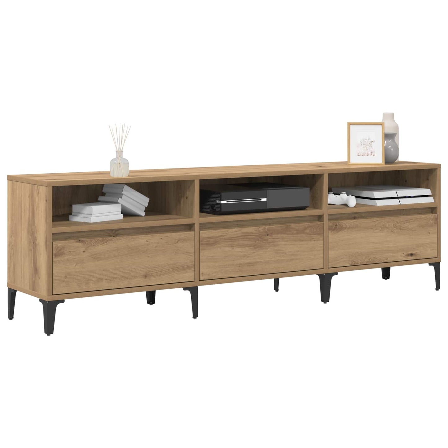 vidaXL Ντουλάπι TV 150 x 30 x 45 εκ Artisan Oak